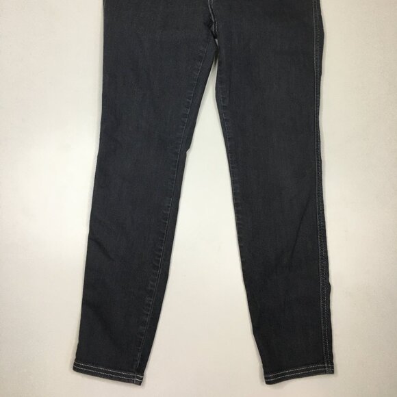 PRANA Gray Organic Cotton Blend 5 Pocket Logo Hardware Jeans - Picture 7 of 11